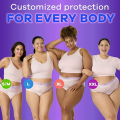 Always Discreet Adult Incontinence Underwear, Postpartum Underwear, 56 Count