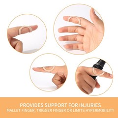 Oval Finger Splints, 5PCS Oval Trigger Finger Splint for Size 6,7,8,9,10.