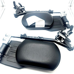 T94HAP Invacare Wheelchair Leg Rests Elevating Pair W/ Footplates & Calf Pads