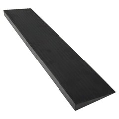 Anti-slip Solid Rubber Threshold Ramp Step Threshold Ramp Pad 9.8 x 35.4 x 1.8“