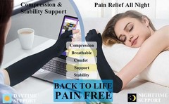 1pair Long Arthritis Compression Glove for Women Men,copper Gloves for Joint Pai
