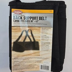 Bucket Boss Back Support Belt Large: Fits Sizes 38″-47″