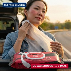 Body Wipes for Adults, Extra Large Wet Wipes, No Rinse Bathing Wipes, Disposable
