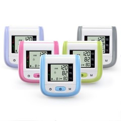 New Automatic Wrist LCD Digital Wrist Blood Pressure Cuff Meter Counter 5 Color