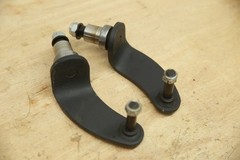 PAIR Caster Forks for Quickie Q700M Power Chairs — for 6″ Wheels Tires