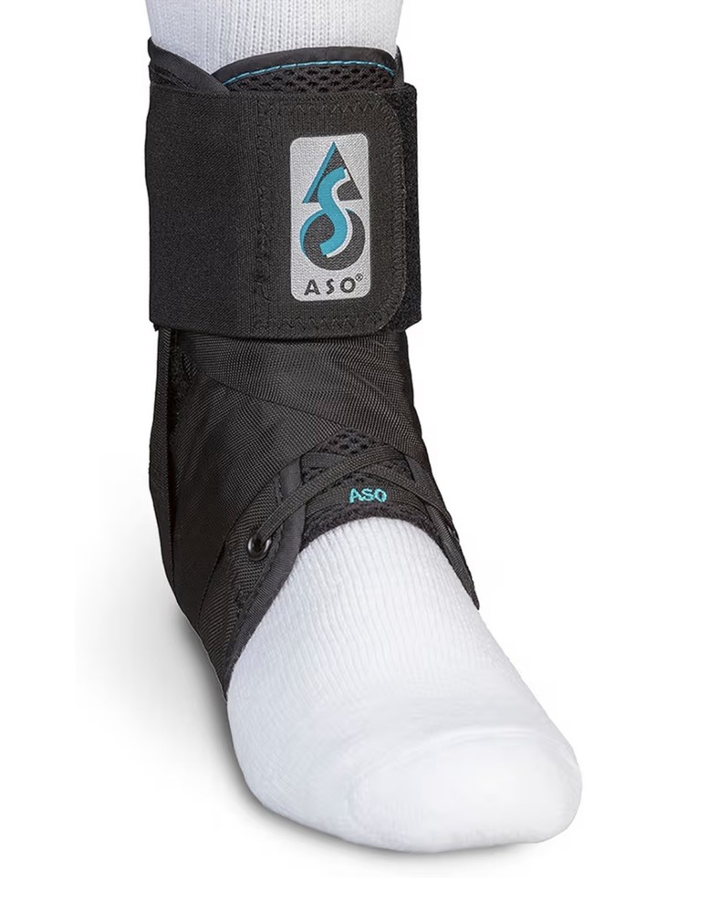 Brand New in Box – Med Spec 264014 Medium Size ASO Ankle Stabilizer – Black M