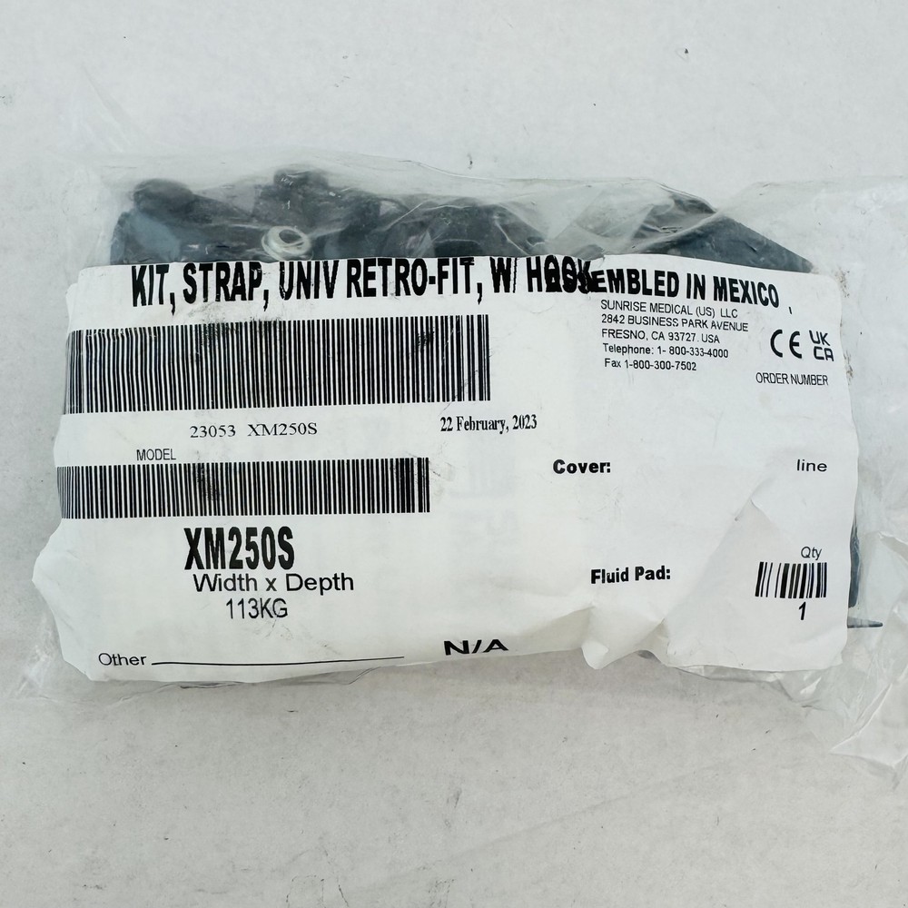 Sunrise Medical Wheelchair Back Retrofit Mounting Kit 680C XM250S Brackets