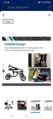 BodyMed Folding Knee Walker for Ankle & Foot Injuries