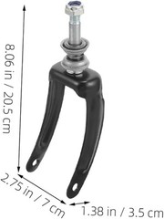 Wheelchair Replacement Front Fork Bracket with Bearing Replacement Wheelchair Pa