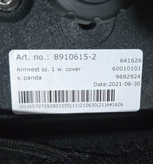 R82 X:PANDA Arm Rests Right & Left Special Needs