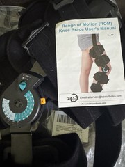 Hinged ROM Knee Brace, Post Op Knee Brace for Recovery Stabilization, ACL, MCL