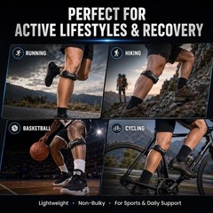 Patellar Tendon Support Strap, 2 Pack Knee Strap with Dual-Length Adjustable …