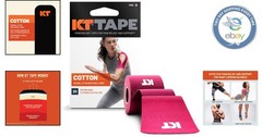Cotton Kinesiology Tape: 20 Precut Strips, Hypoallergenic, Long-Lasting