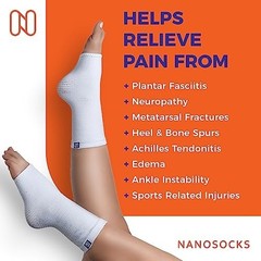 Compression Socks for Neuropathy & Plantar Fasciitis – Ankle Brace Support Sleev