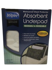 Inspire Waterproof Protector Absorbent Underpad Washable&Reuseable (36″ x 72″)