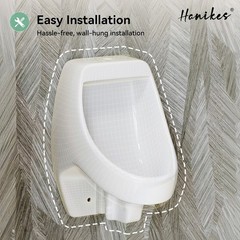 Universal Washout Top Spud Urinal with Siphon Jet Flush, 1.0 GPF High Efficiency