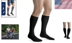 Compression Legwear for Men, X-Large – Cool Black