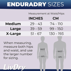 Enduradry Max Adult Diapers with Tabs, up to 12-Hours, Super Absorbent Incontine