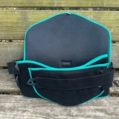 XBack LSO T105 Lumbar Sacral Orthosis Back Brace Black Teal Size XL Made in USA
