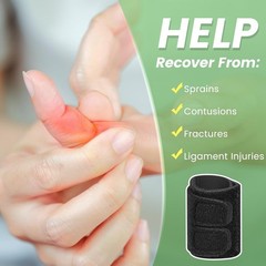 2PCS Finger Buddy Straps for Arthritis Finger Brace for Sport, Basketball, Tenni