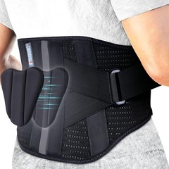 Back Support Brace for Lower Back Pain Relief, Lumbar Pad, Lifting Support, Scol