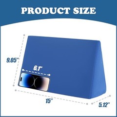 Small Wedge Pillow, Wedge Pillow for Bed Sores, Positioning 1 Unit, Blue