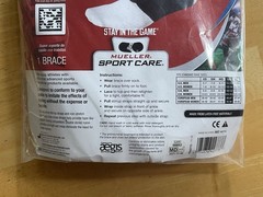 NIP! Mueller Soft Ankle Brace with Straps Size Large -Fits Left or Right Foot