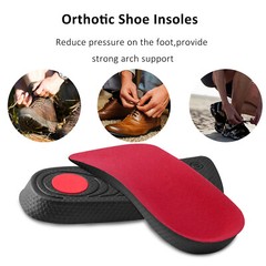 3/4 Orthotic Shoe Insoles Inserts Flat Feet High Arch Support Plantar Fasciitis