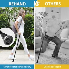 Adjustable Foldable Walking Cane for Seniors – Lightweight Heavy Duty Canes