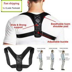 Back Support Brace Posture Corrector Spine Training Harness – Chest size 25-50in