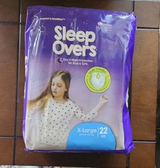 Sleep Overs Diapers Protection For Boys And Girls XL 22 pack 85-140 Pounds
