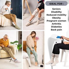 Lightweight Sock Aid Device for Seniors – Prevents Pain and Enhances Mobility