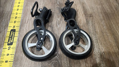 Quickie Tilite Ki Mobility Rigid WHEELCHAIR FRONT FORKS CASTERS Tires Wheels 5″