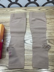 Medi Forte Open Toe calf w/topband ew: 30-40 Beige Compression 2 Socks