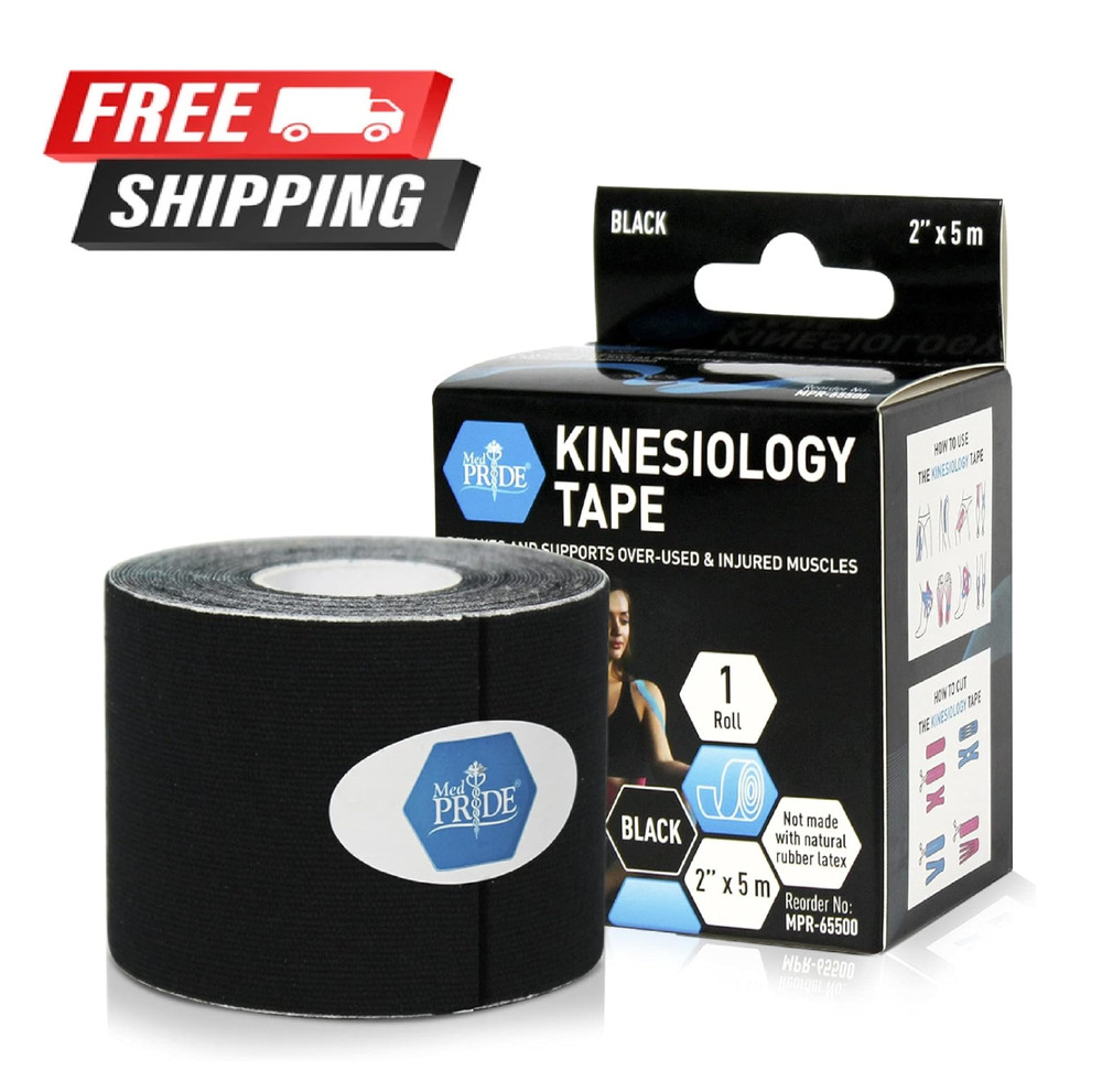 KT Tape Roll Cotton Kinesiology Therapeutic Elastic Sports Roll 2” x 16.4 Feet