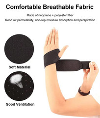 Wrist Hand Brace Support Carpal Tunnel Sprain Arthritis Gym Splint Left / Right