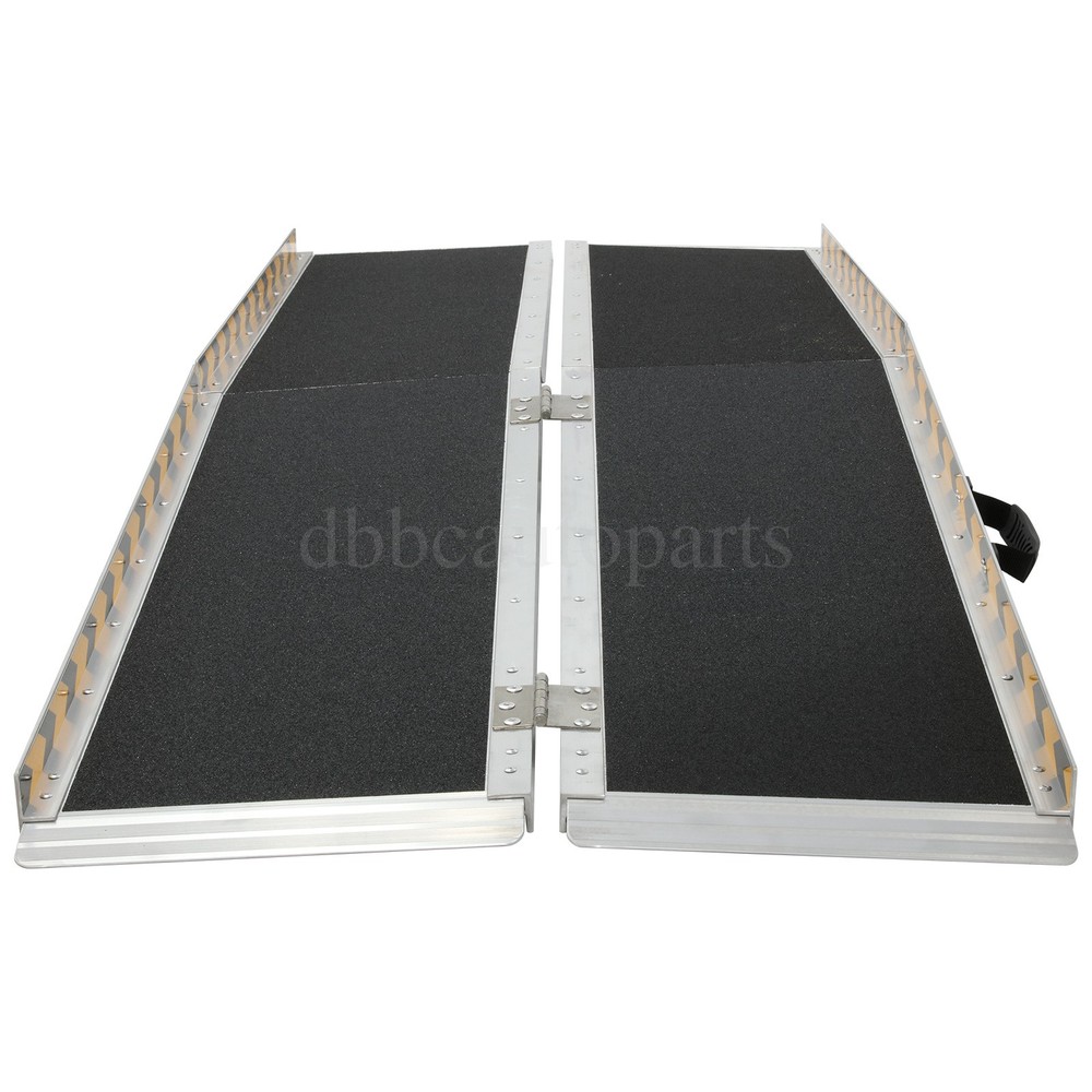 6FT Folding Aluminum Wheelchair Ramp Mobility Ramp 600 lbs Non-Slip