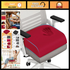 XL Memory Foam Seat Cushion for Office, Home & Car – Non-Slip Pad for Back, Scia