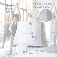 Core Products Triple Pull Elastic Lumbosacral Belt W/ Pad Compression Support