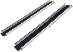 Silver Spring Wheelchair Telescoping Track Ramp 5 Foot Adjustable 600 lb capacit