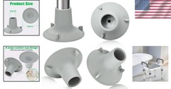 4-Pack Non-Slip Rubber Replacement Feet for Shower Chairs – 1-1/8″ I.D