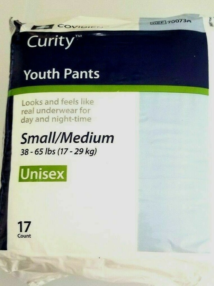 Youth Pants, Small/Medium 38- 56 lbs. Unisex day & night-time wear, 17 count