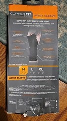 Copper Fit Elite Wrist Sleeve Compression – Medium – Fits Left Or Right