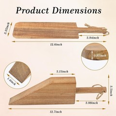 Mattress Lifter & Bed Sheet Tucker Tool Set for Changing Sheets, Acacia Wood …