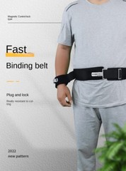 Waist Hands Feet 5 Points Standing Anti-cutting Fast Plug Magnetic Restraint Set