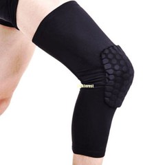 Knee Pad Basketball Leg Protector Long Crashproof Antislip Honeycomb Sleeve New