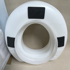 Medline Elevated Toilet Seat White Polyethylene Universal Fit MDS80318RW
