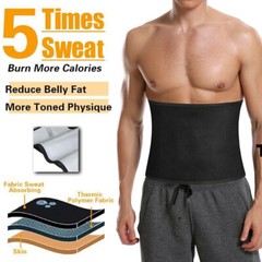 Waist Trimmer Exercise Wrap Belt Burn Fat Sweat Weight Loss Sport Body Shaper