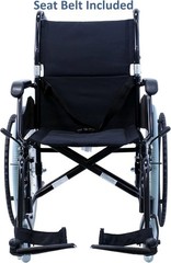 Durable 24 lbs Karman Lightweight Wheelchair with Safety Features Included