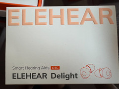 ELEHEAR Delight Smart Hearing aid set*1 gold series preowned